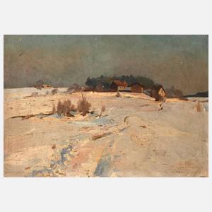 Richard Sachs, attr., Winterlandschaft