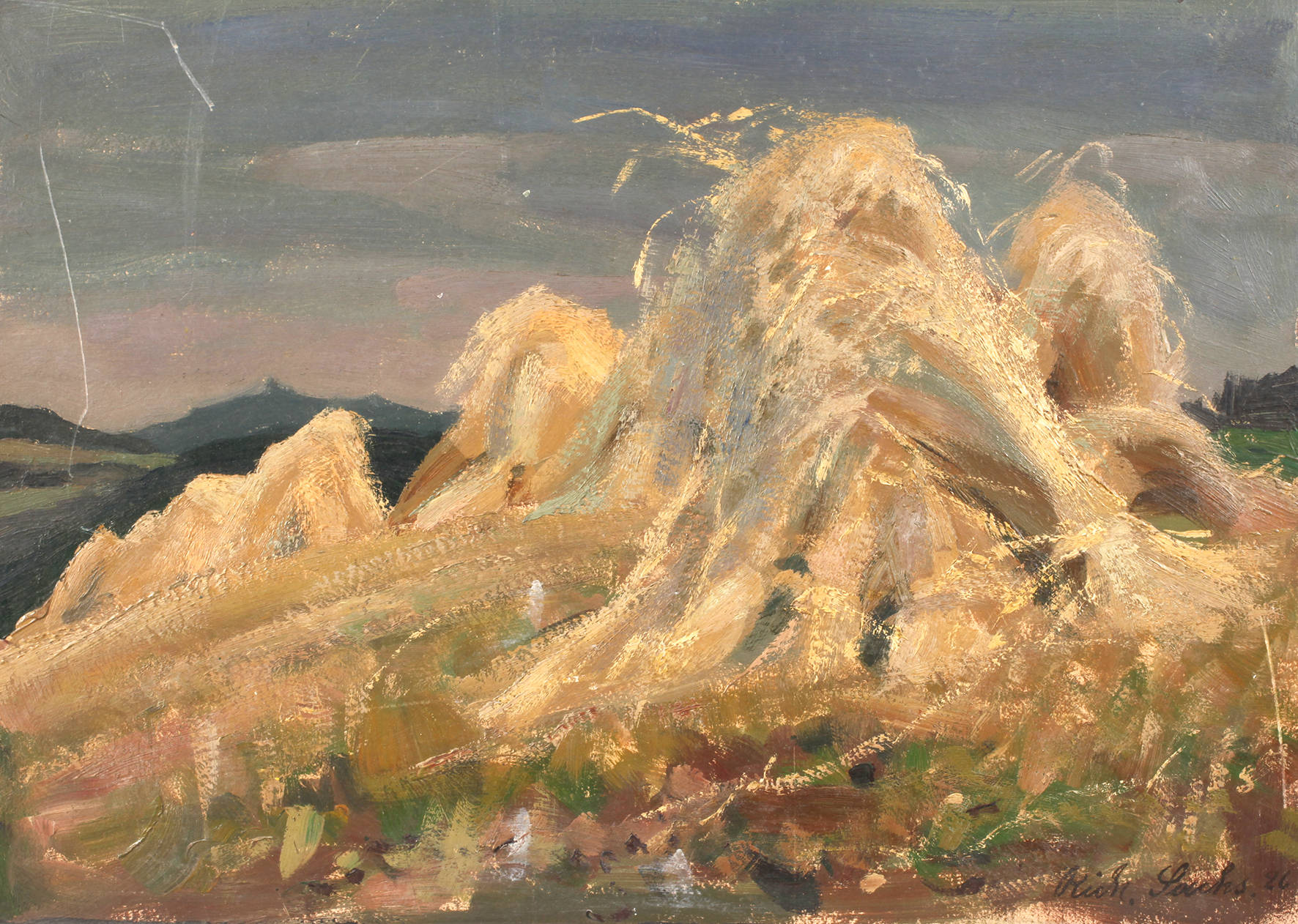 Richard Sachs, Heugarben