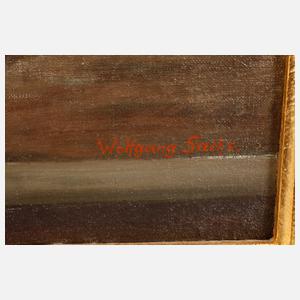 Wolfgang Sachs, Blumenstillleben mit Gladiolen