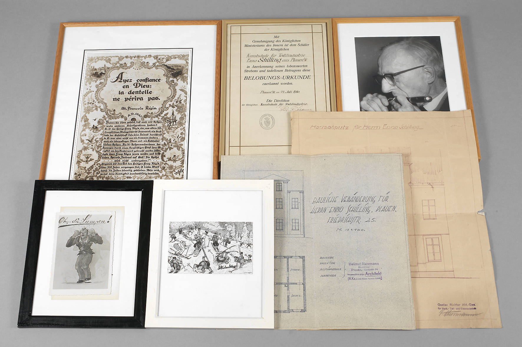 Enno Schilling-Rest, 7-teiliger Dokumentennachlass