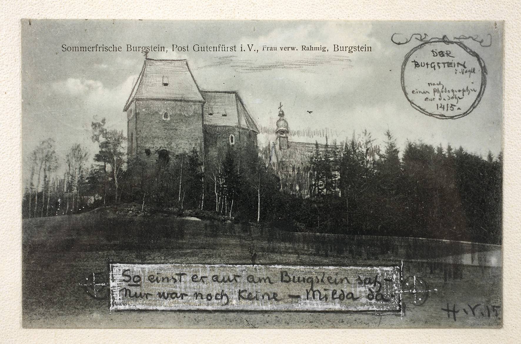 Prof. Hermann Vogel, ”Burgstein”