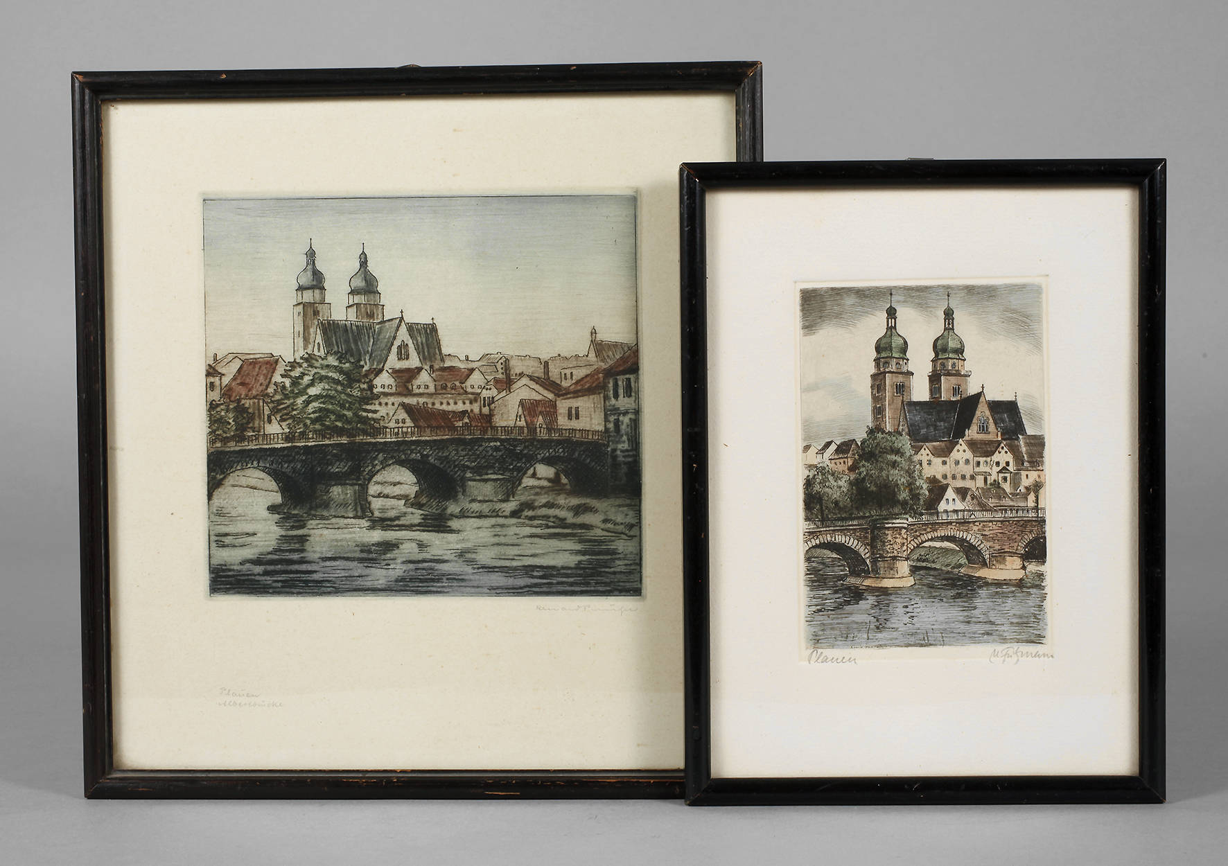 Zwei Ansichten Plauen