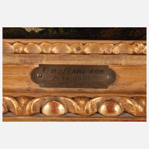 Ciro Ferri, attr., ”Moses schlägt Wasser aus dem Felsen”