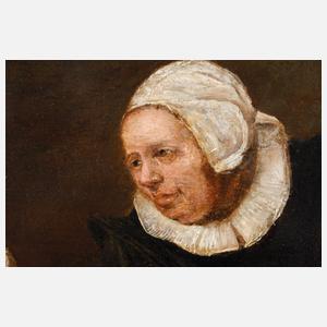 Der Schiffsbauer und seine Frau, Kopie nach Rembrandt