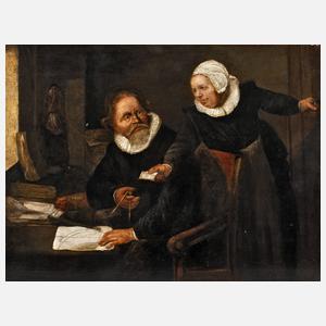 Der Schiffsbauer und seine Frau, Kopie nach Rembrandt