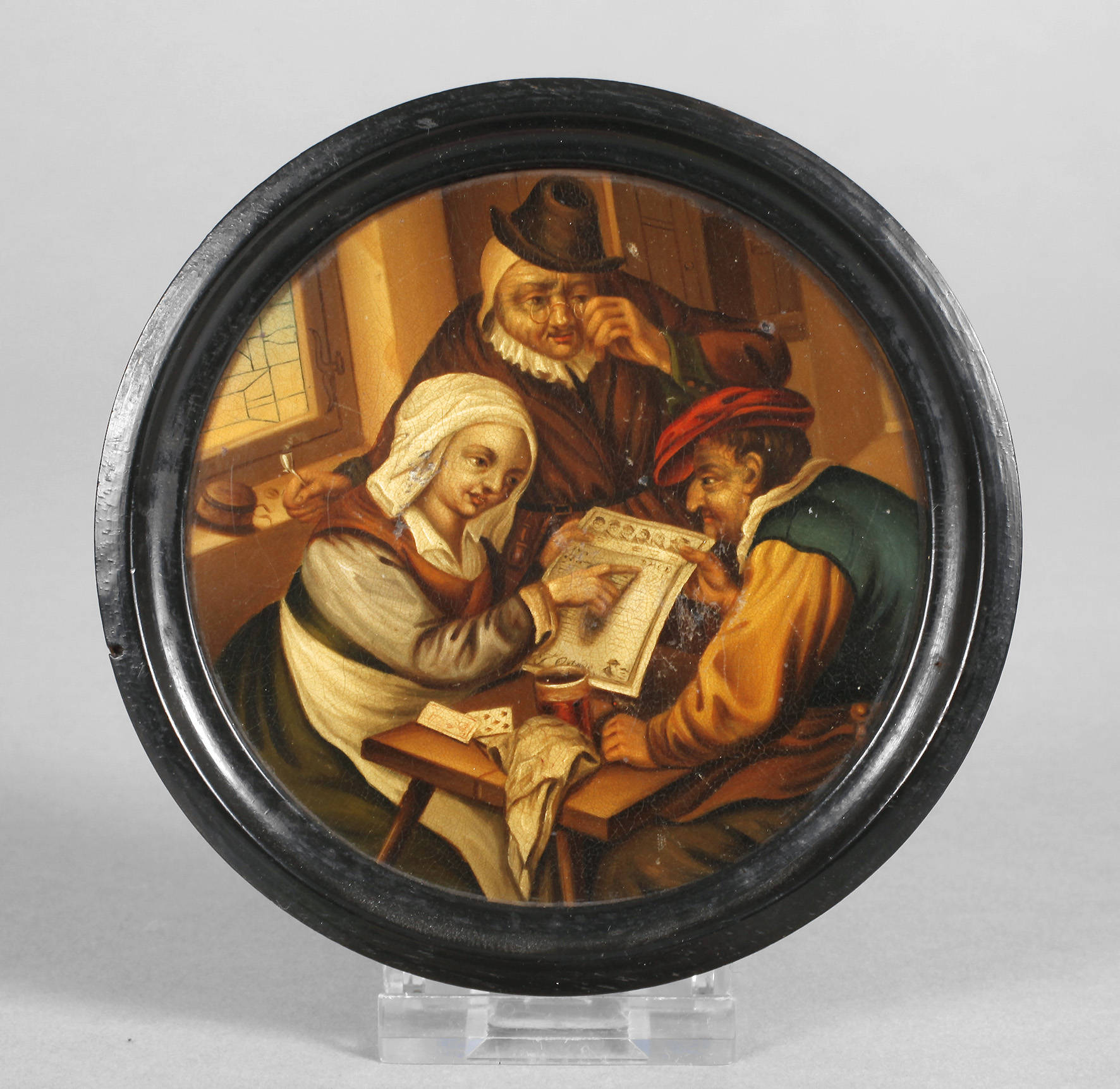 Kopist, Miniaturbildnis ”Vergnügen der Holländer”