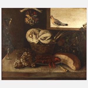 Barockes Küchenstillleben mit Hummer