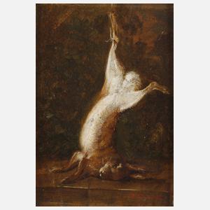 Bernhard Willmann, attr., erlegter Hase
