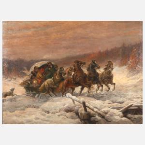 Viorsky, russische Schlittenfahrt