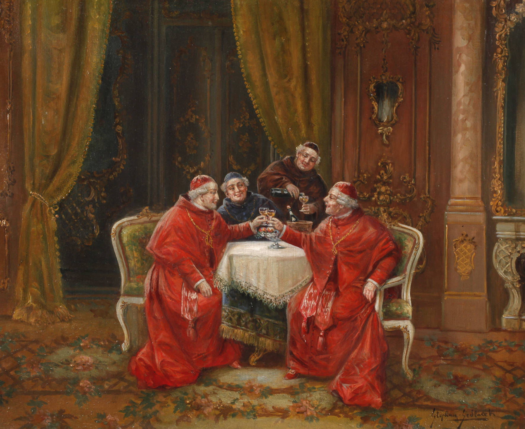 Stephan Sedlacek, Kardinäle im Rokokosalon