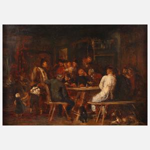 Eduard Kurzbauer, attr., ”Skizze zur Wahlbesprechung”