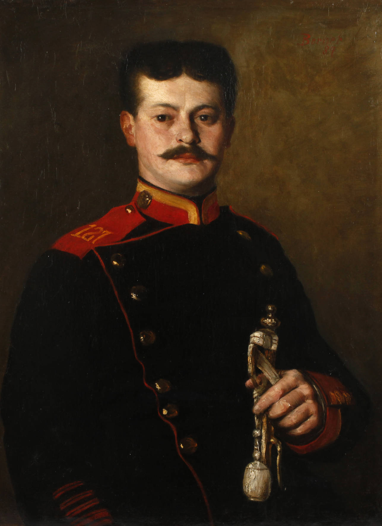 Eugen Friedrich Berner, Bildnis eines Offiziers