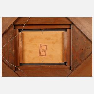 Otto Kirchner, alter Mann, seine Pfeife anzündend