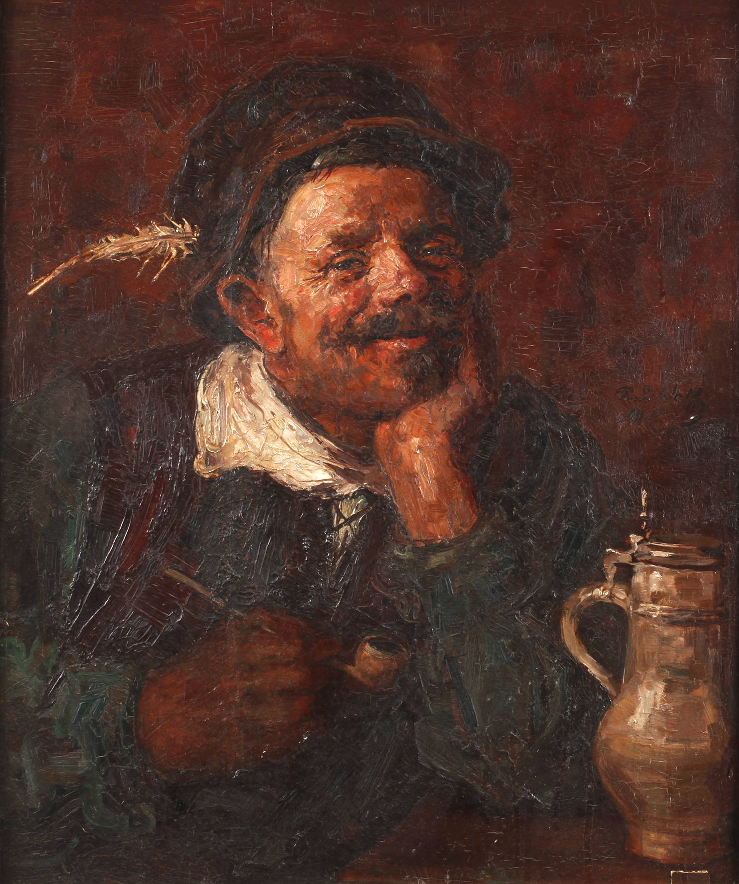 Rudolf Wolf, lustiger Zecher