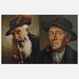 Zwei Männerportraits
