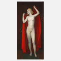 Johann Michael Schmitt, stehender Damenakt111