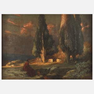 Prof. Max Rabes, arkadische Landschaft