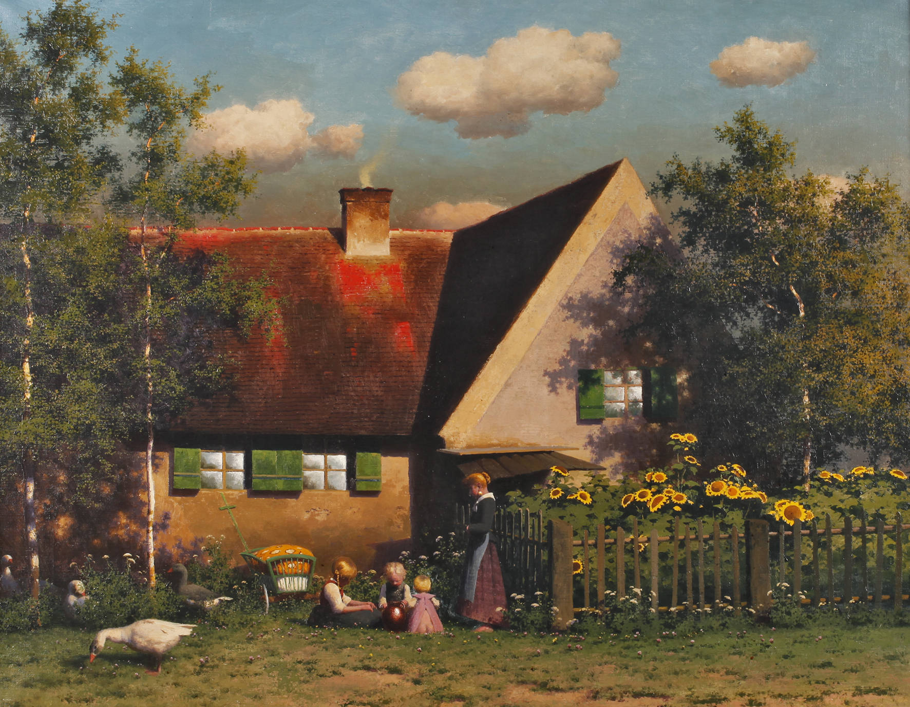 Paul Wilhelm Keller-Reutlingen, Sommeridyll