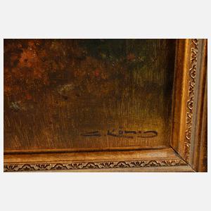 Günter Kessler, pastorale Abendlandschaft