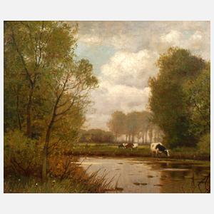 Jean Grothe, Kühe am See