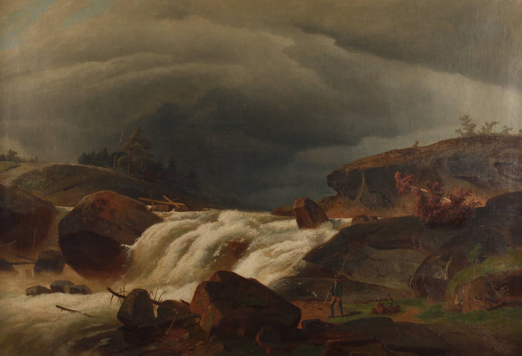 Ruth Müller, Sturzbach im Gebirge