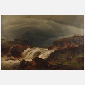 Ruth Müller, Sturzbach im Gebirge