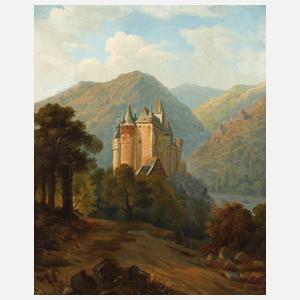 Spätromantische Burgansicht