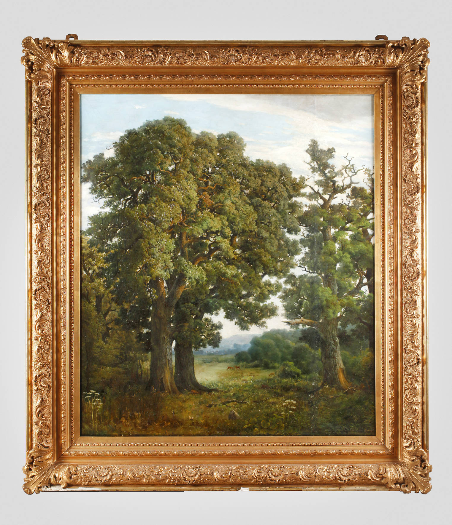 Louis Preller, Eichen in Sommerlandschaft