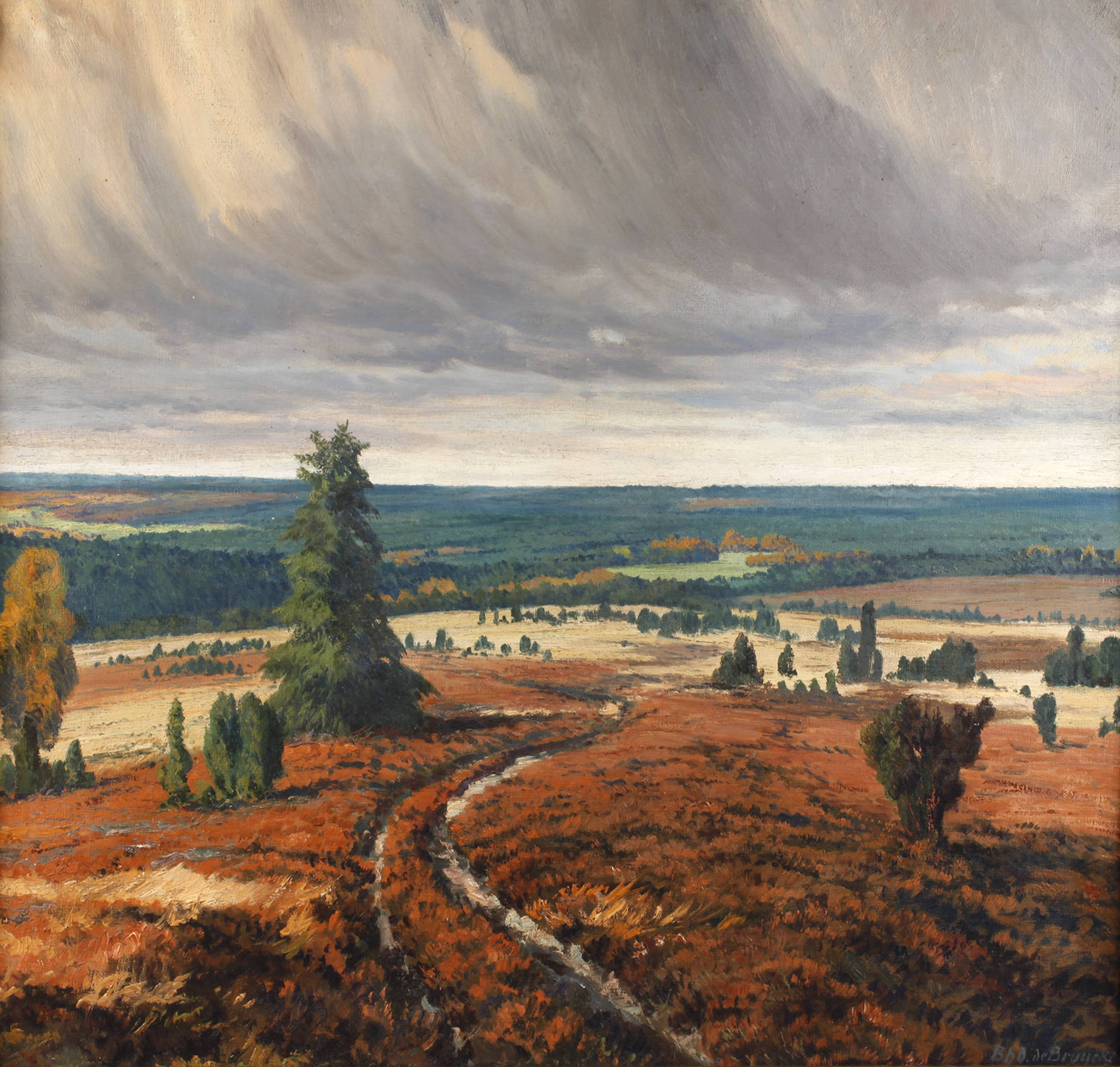 Bernhard de Bruycker, Heidelandschaft