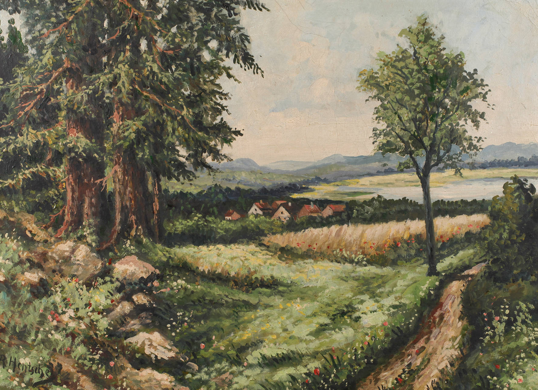 Rudolf Hentschel, Landschaft