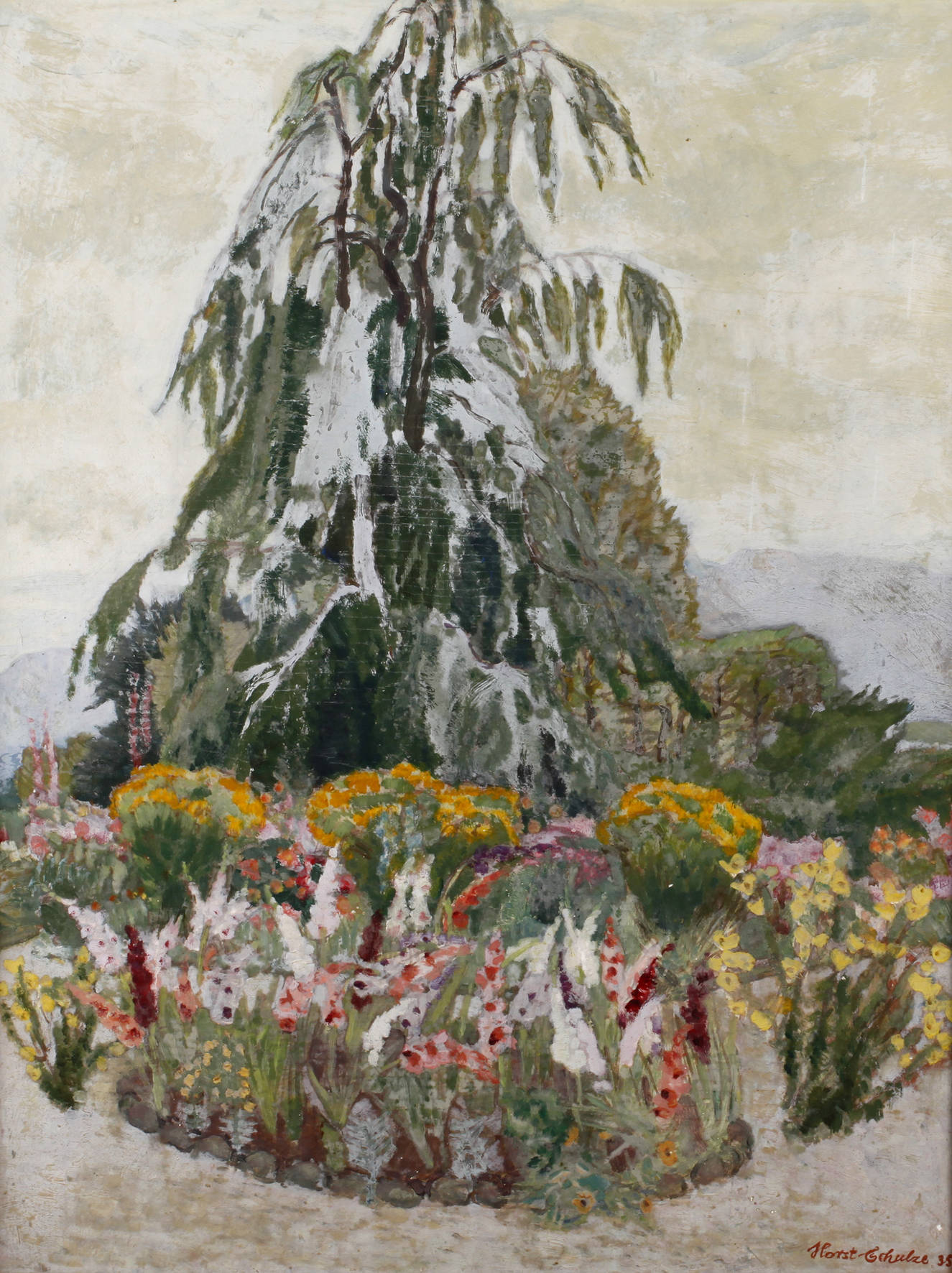 Prof. Paul Horst-Schulze, sommerlicher Garten