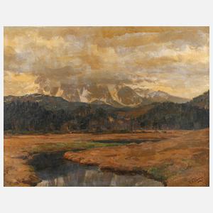 Robert Franz Curry, Voralpenlandschaft