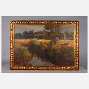 Prof. Hans von Hayek, sommerliche Bachlandschaft