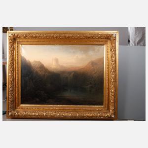 Karl Heilmayer, Blick von der Donau auf die Befreiungshalle