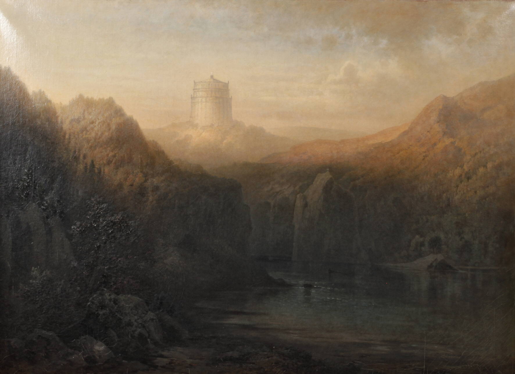 Karl Heilmayer, Blick von der Donau auf die Befreiungshalle