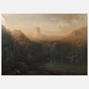 Karl Heilmayer, Blick von der Donau auf die Befreiungshalle