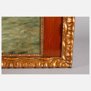 Eduard Kasparides, Flusslandschaft bei Mondschein