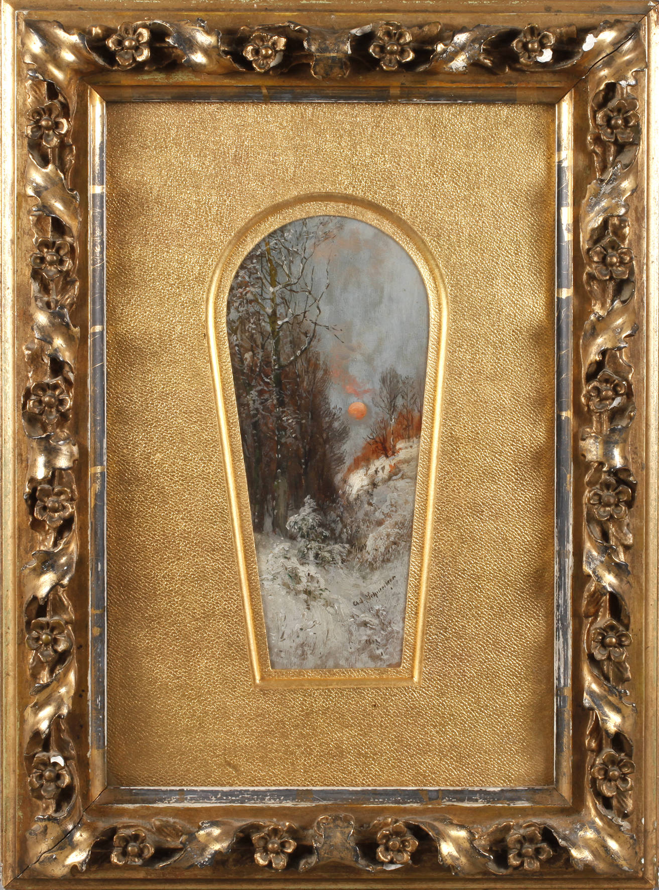 Prof. Adolf Schweitzer, attr., Winterabend