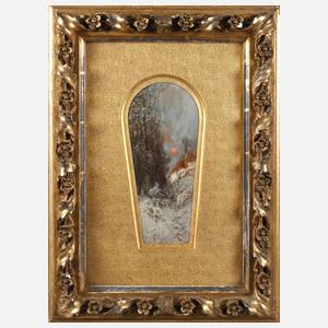 Prof. Adolf Schweitzer, attr., Winterabend