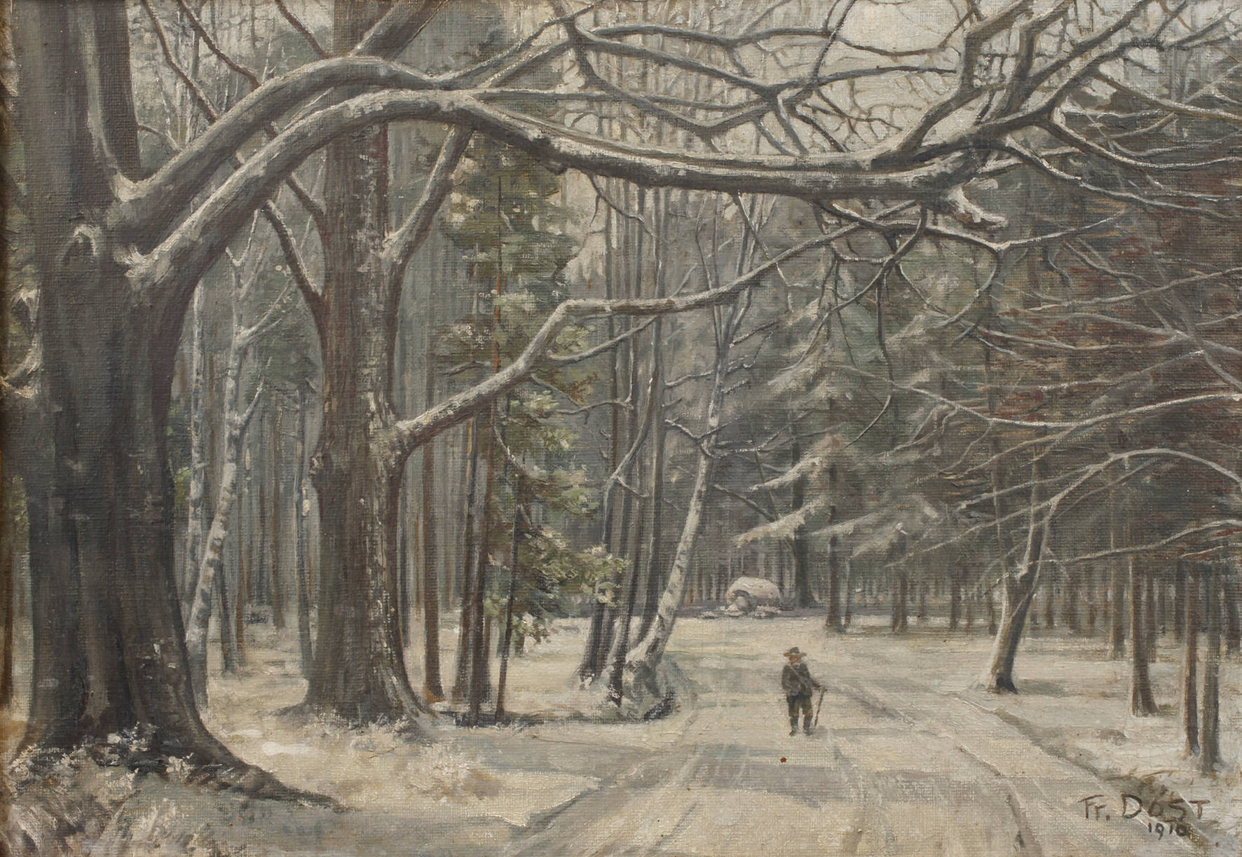 Fr. Dost, ”Der große Stein bei Meinsdorf”