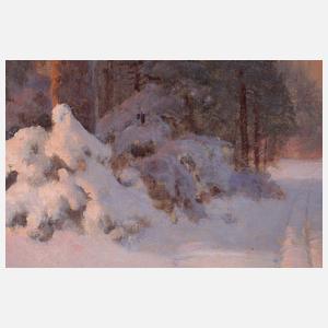 Wiktor Korecki, Winterlandschaft
