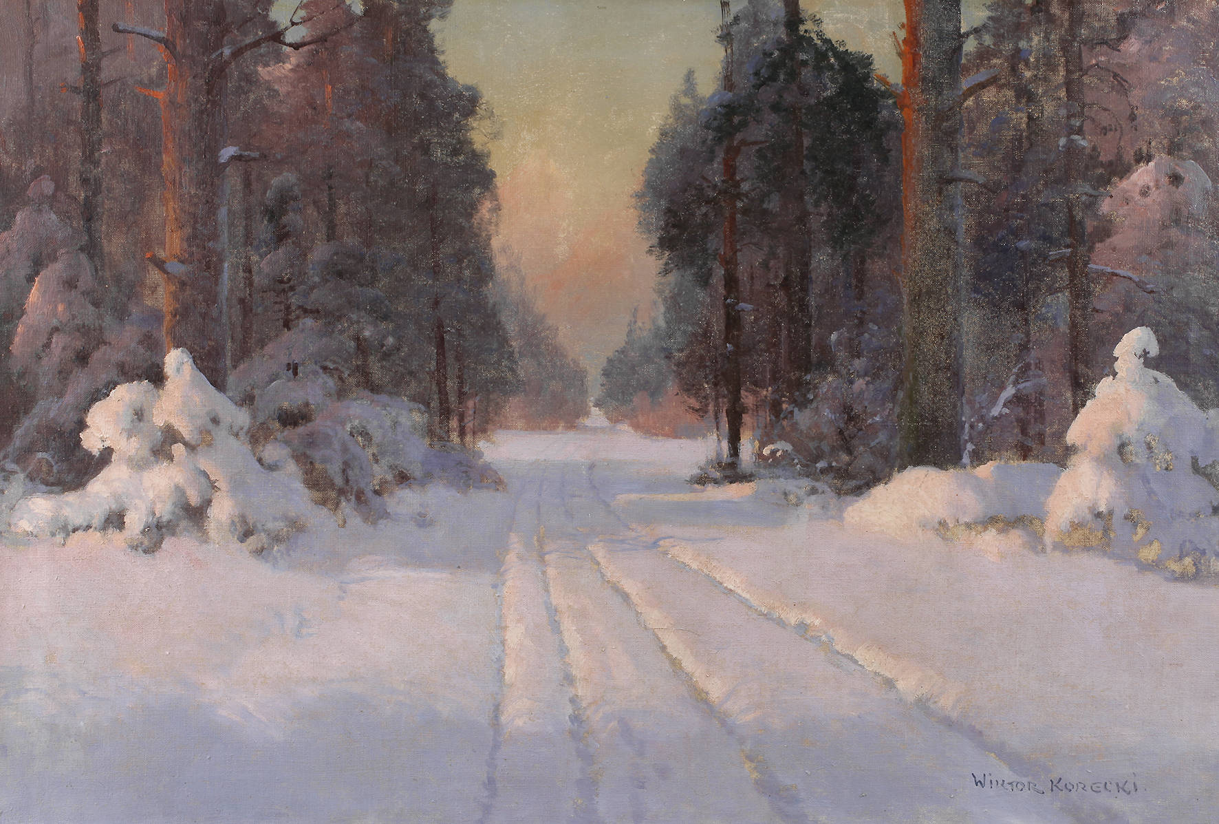 Wiktor Korecki, Winterlandschaft