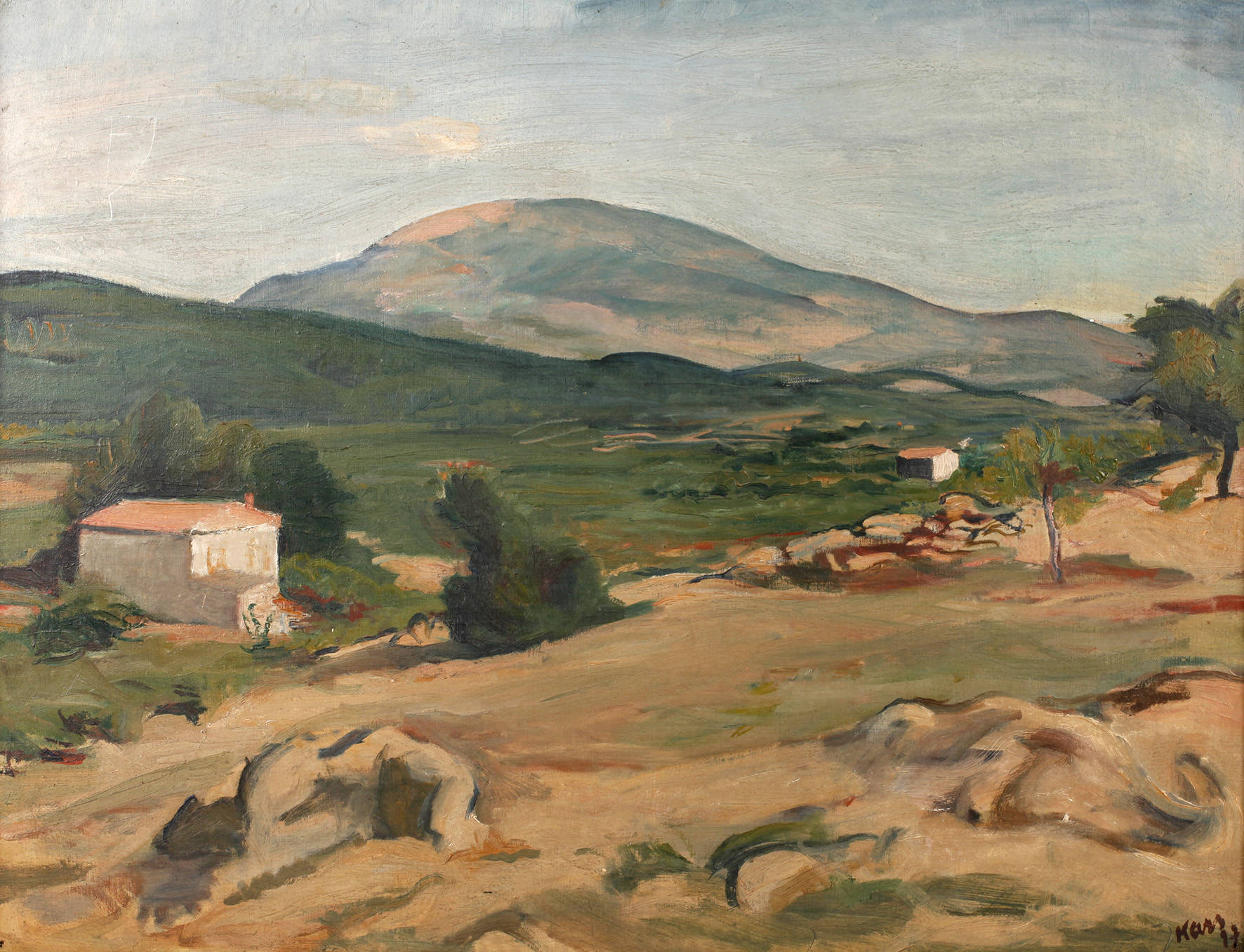 Jiri Kars, sonnige Mittelgebirgslandschaft