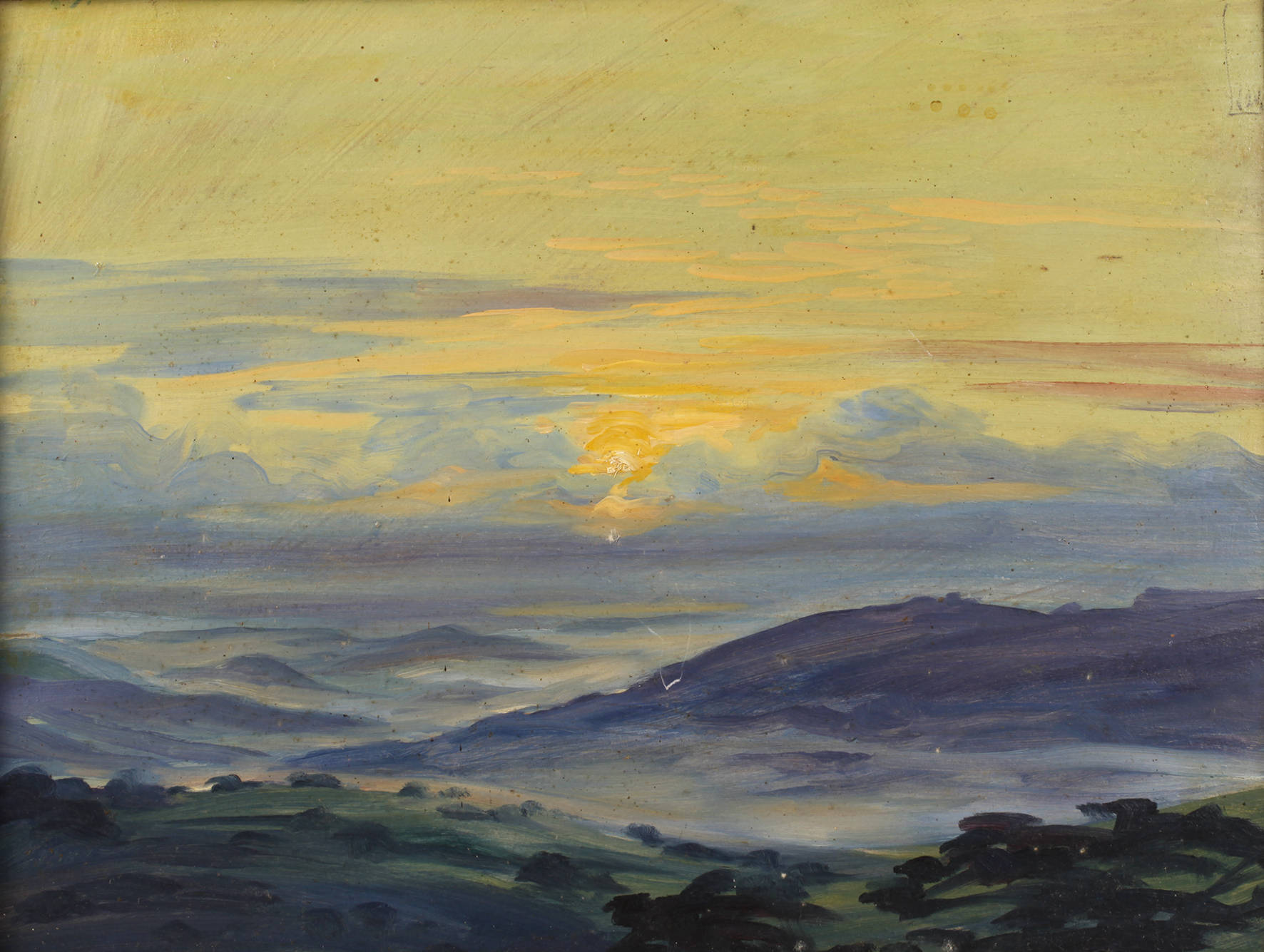 Rudolf Stark, Sonnenuntergang