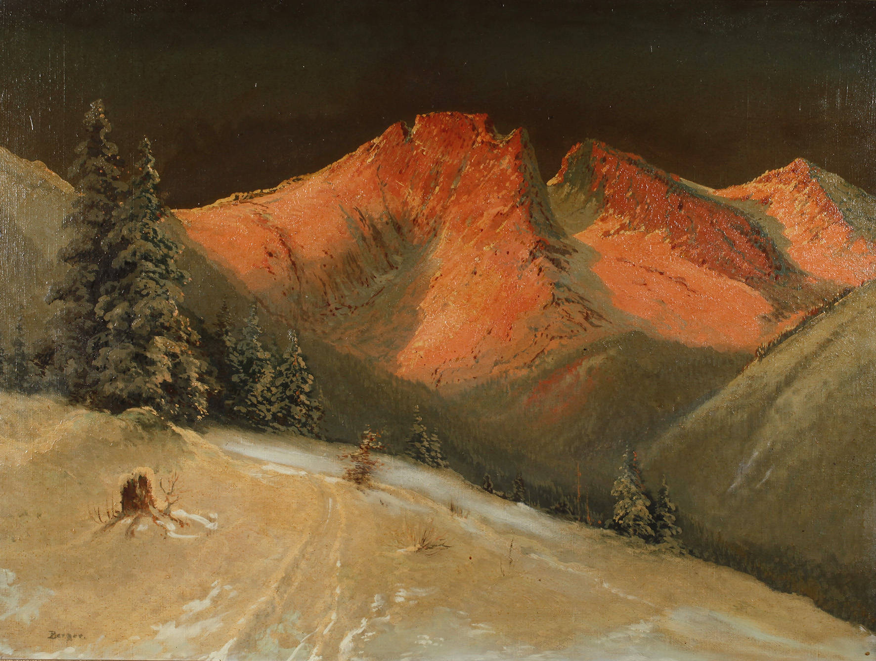 Berger, Alpenglühen