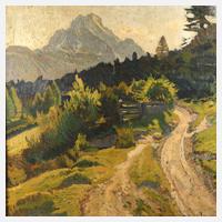 Stumpf, Wilhelm, attr., Frühling in Mittenwald111