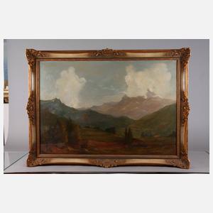 Carl Dörrbecker, sommerliche Hochgebirgslandschaft