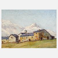 Alpenländische Dorfansicht111