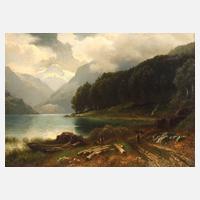 August Kessler, ”Gewitterstimmung am Vierwaldstättersee”111