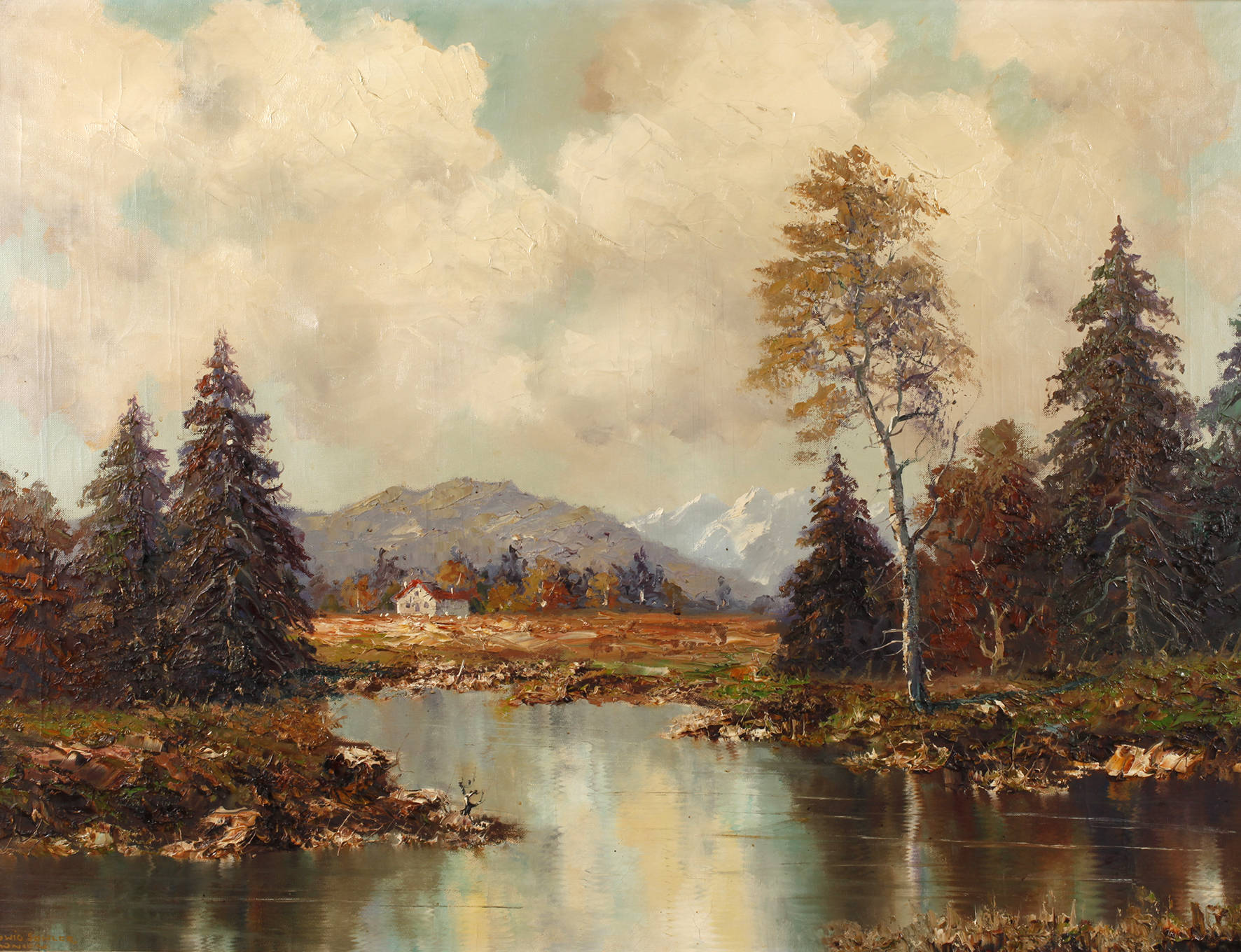 Ludwig Sohler, Bayerische Voralpenlandschaft